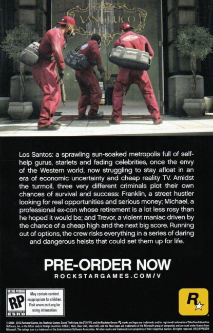 Рекламный постер GTA 5