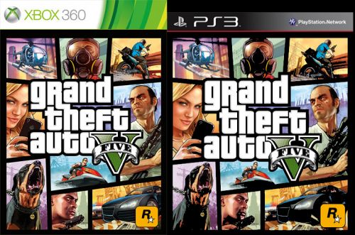 Обложки GTA 5 для PlayStation 3 и Xbox 360