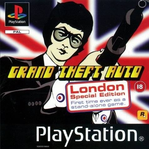 Обложка PS One версии Grand Theft Auto: London, 1969
