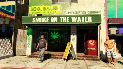 Магазин медицинской марихуаны Smoke on the Water в GTA 5