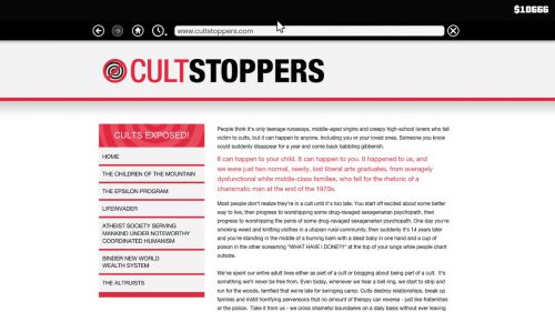 Сайт Сultstoppers.com