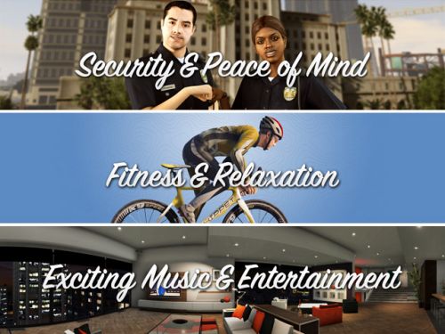 Путеводитель по Grand Theft Auto V: безопасность, фитнес и развлечения